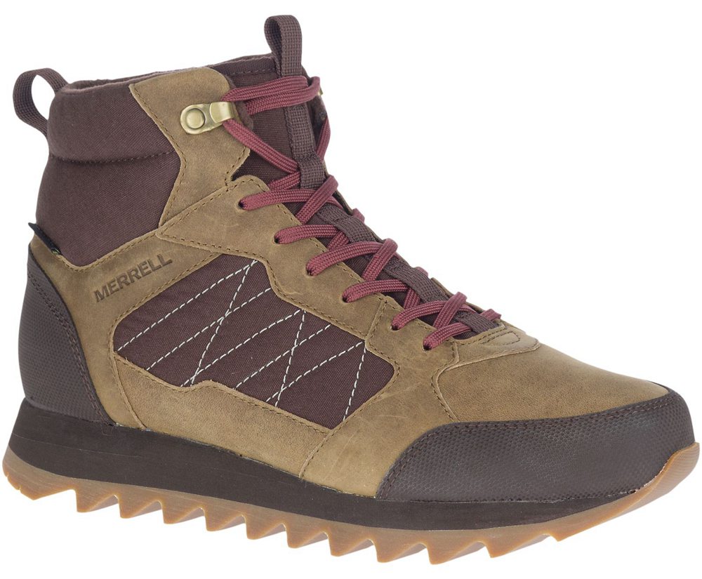 Merrell Støvler Herre - Alpine Mid Polar Waterproof - Brune - YSW852490